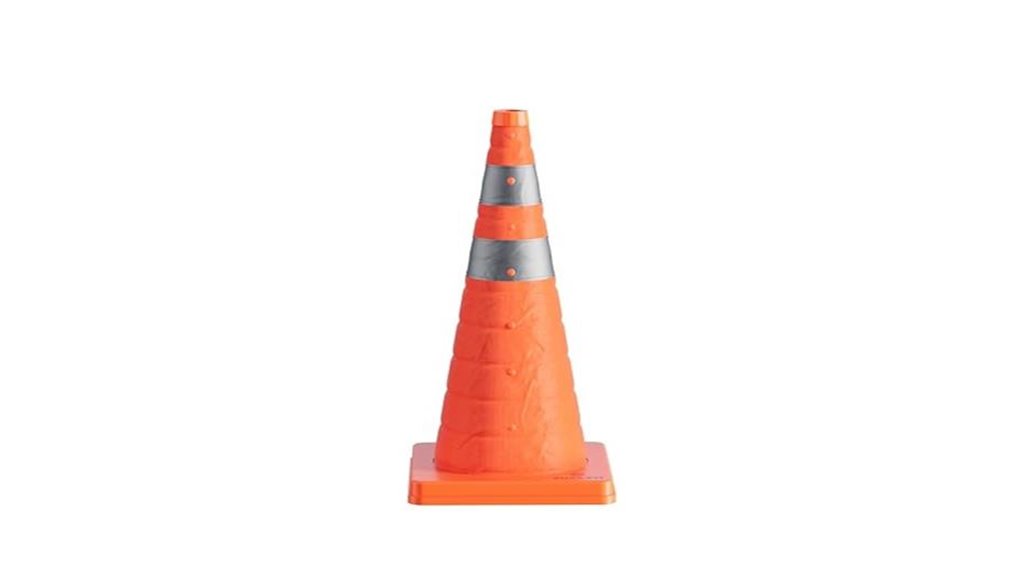 18 inch collapsible orange cone