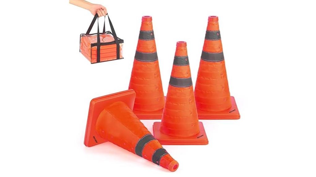 18 inch collapsible traffic cones