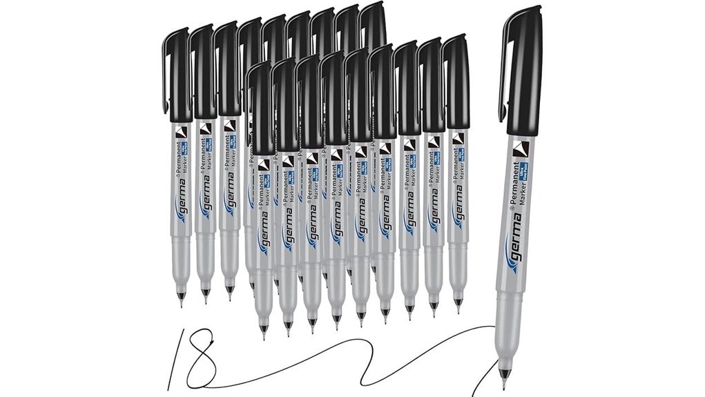 18 pack ultra fine black markers