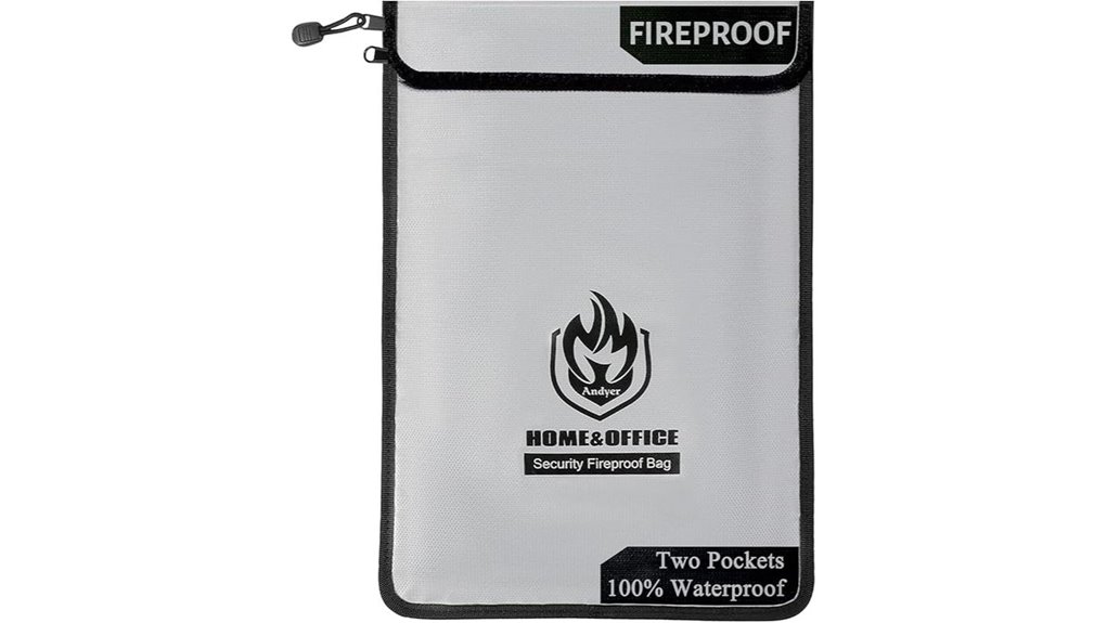 2000 f fireproof 2 pocket bag