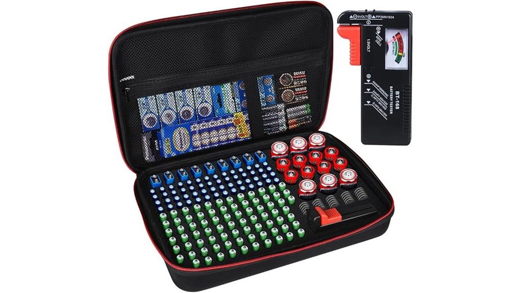 200 battery organizer tester