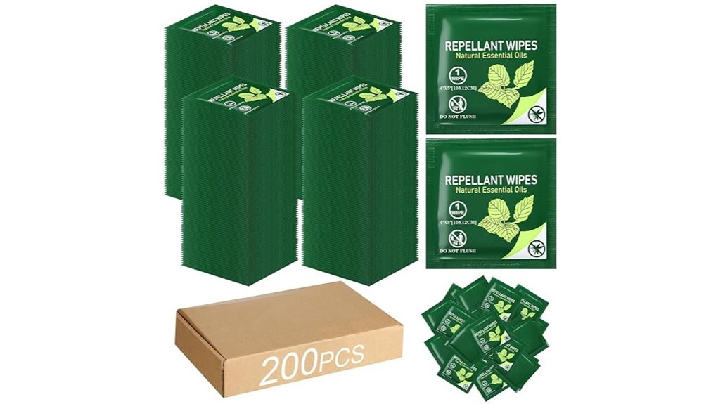 200 pack citronella travel wipes