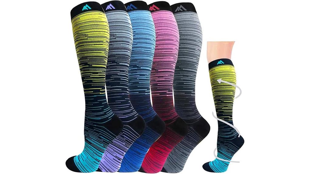 20 30 mmhg knee high socks