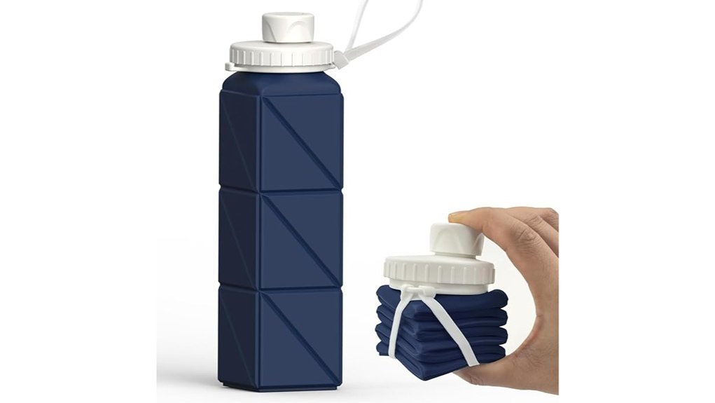 20 6oz collapsible silicone bottle