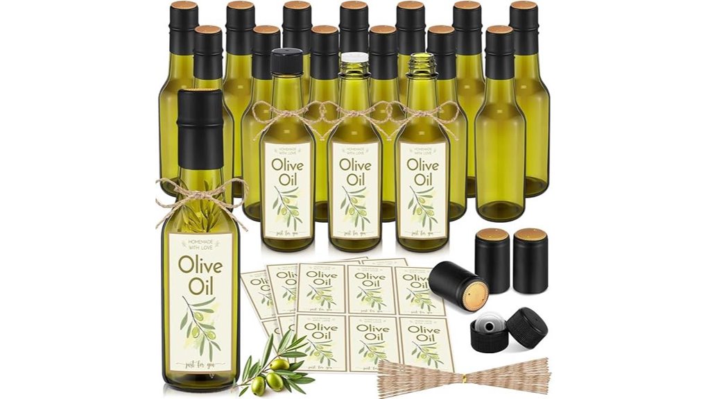 20 pack mini olive bottles