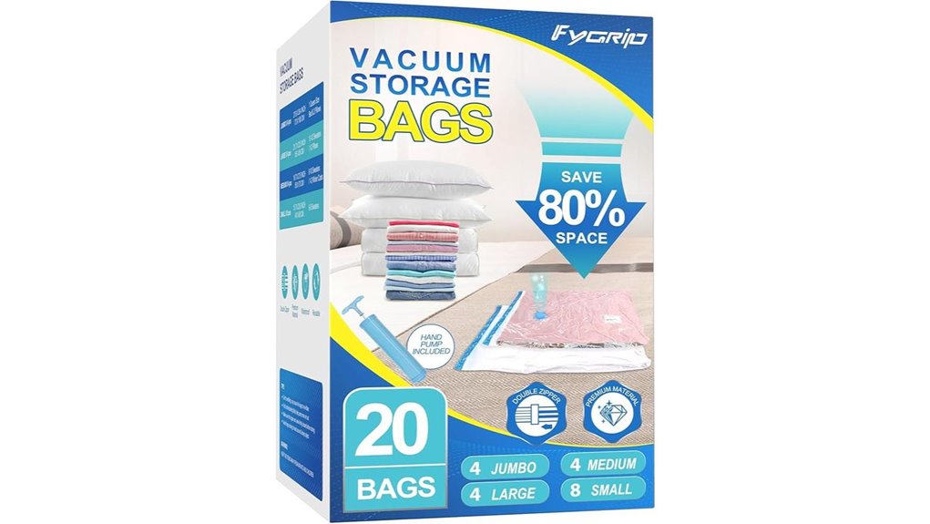 20 pack vacuum storage bags
