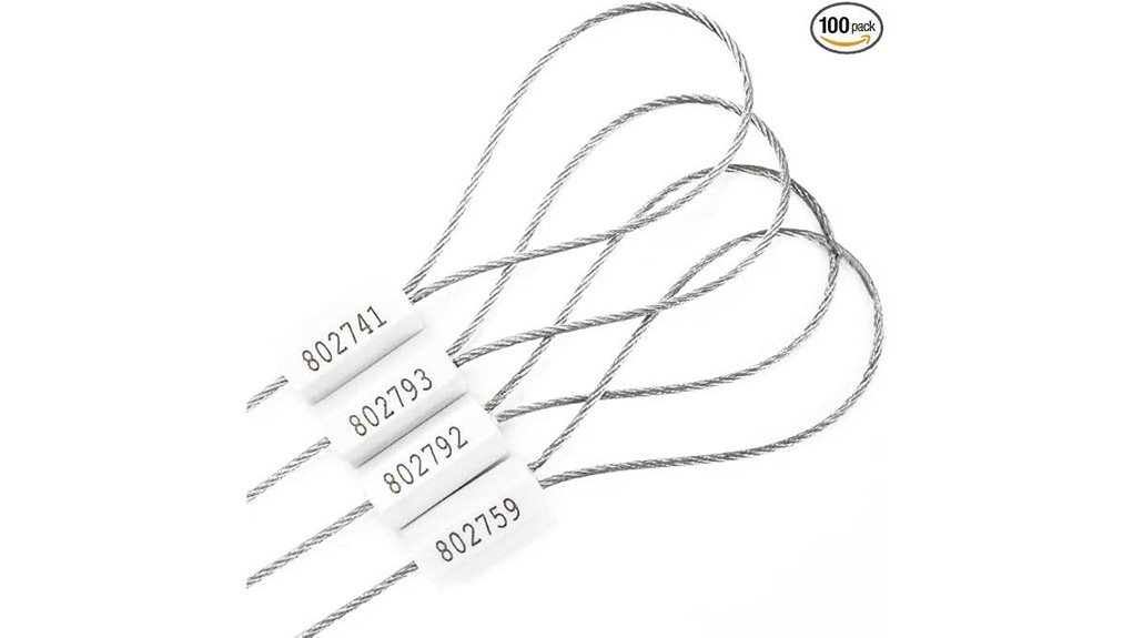 20 tamper proof steel seals