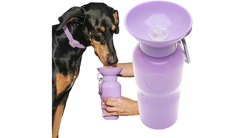 22oz portable dog water dispenser