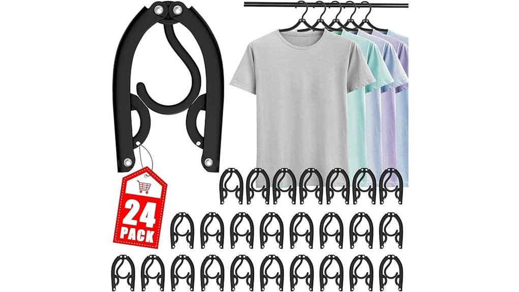 24 pack foldable travel hangers