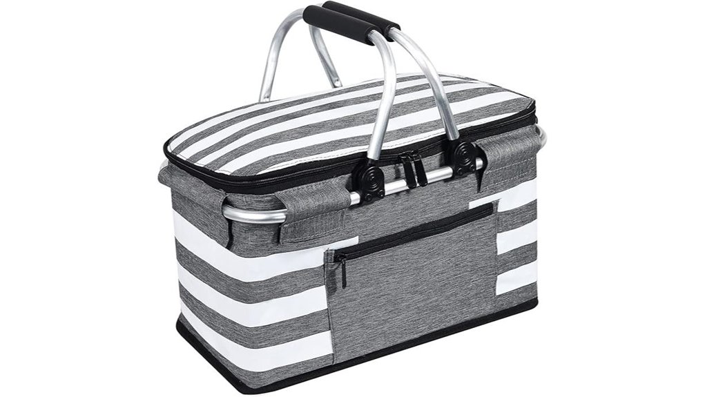26l insulated collapsible cooler