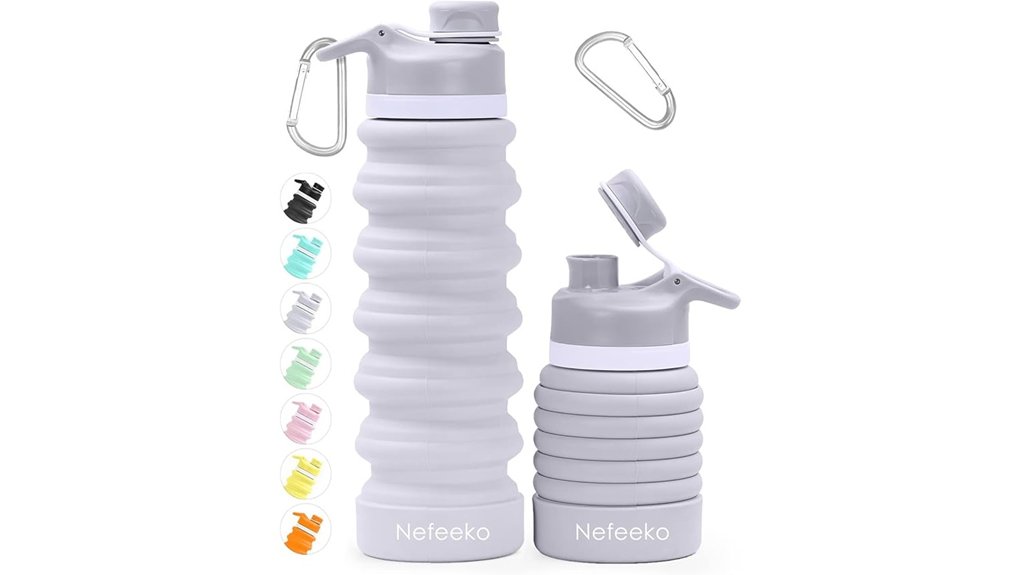 26oz collapsible silicone bottle