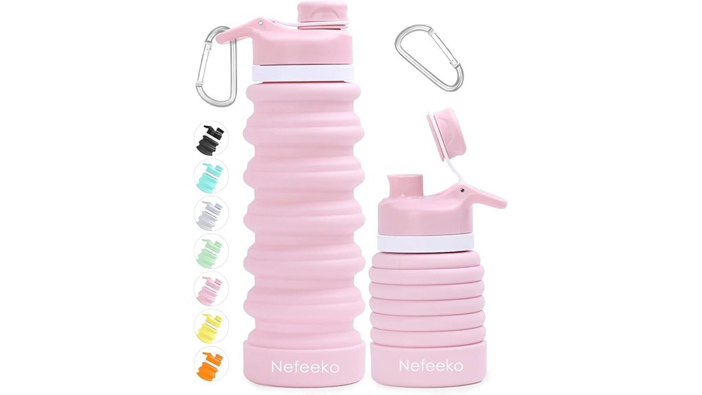 26oz collapsible silicone bottle