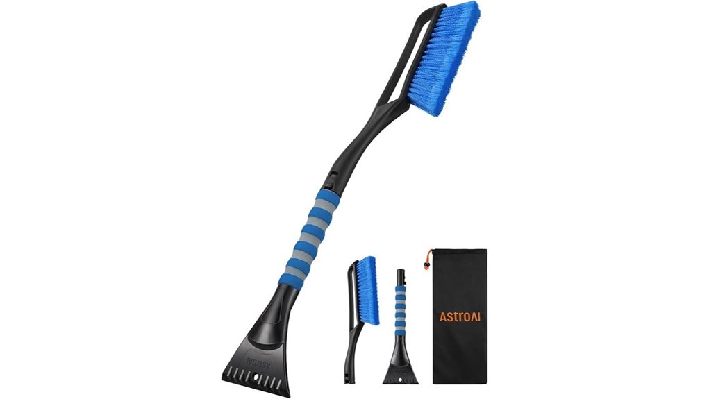27 inch blue snow brush