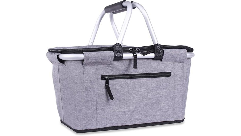 27l collapsible insulated basket