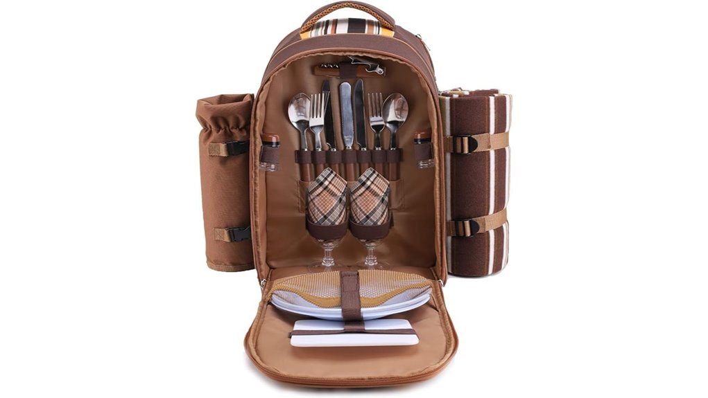 2 person insulated picnic backpack