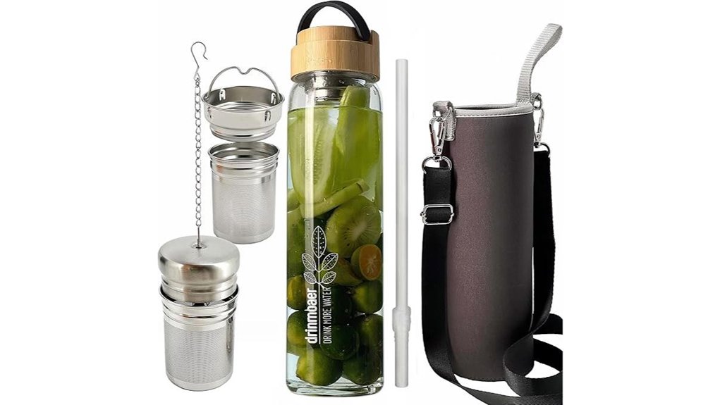 32oz bamboo lid fruit infuser