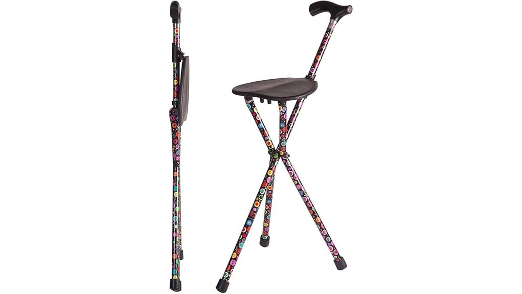 34 inch folding cane seat