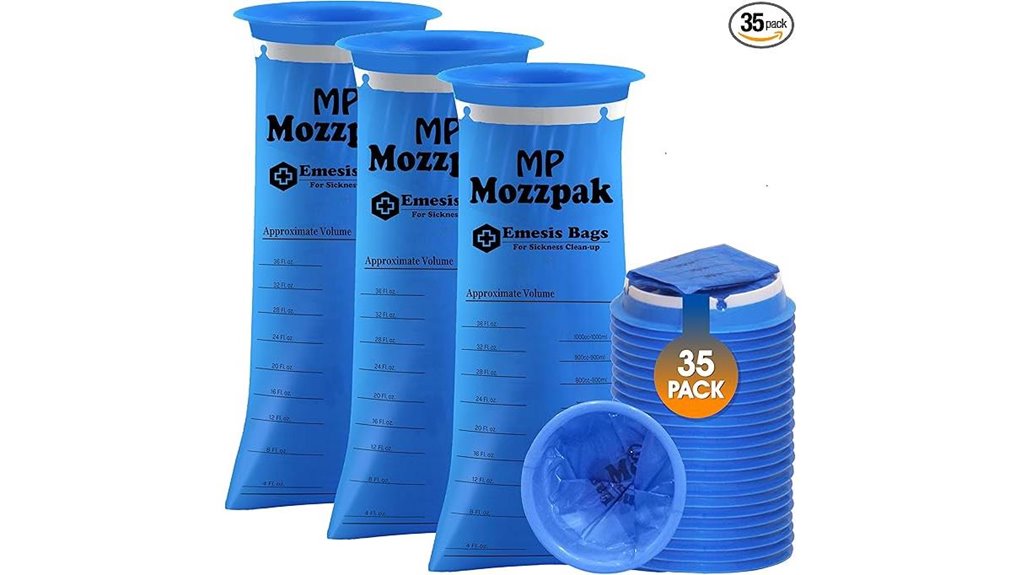 35 pack 1000ml disposable vomit bags