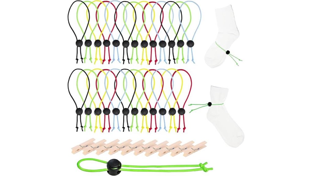 35 piece sock clip organizer