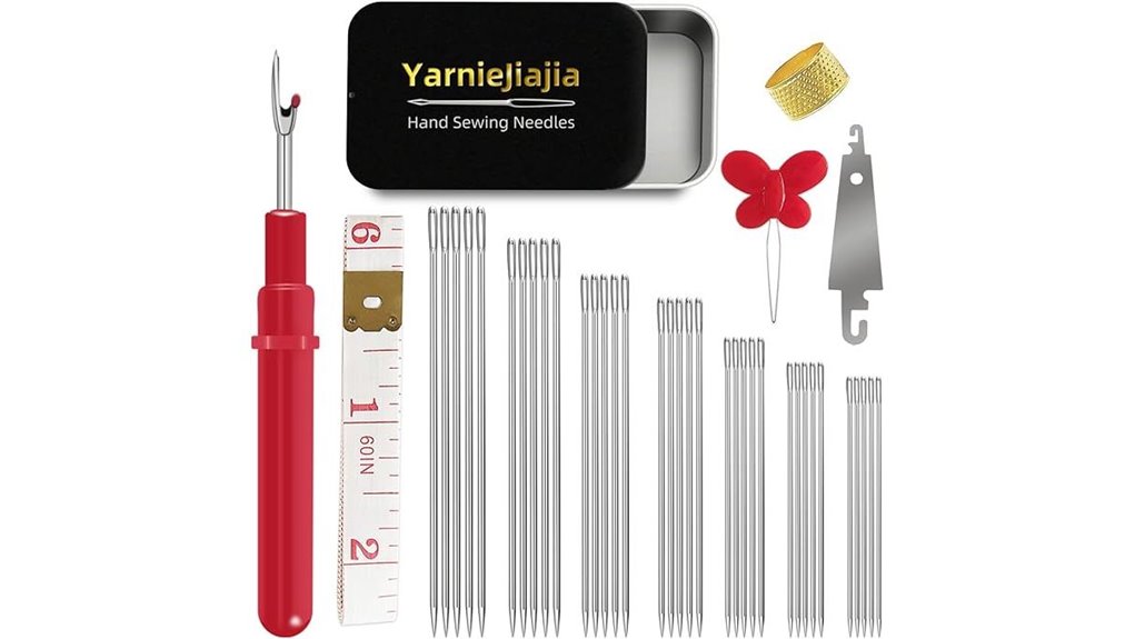 35 piece stainless steel needles