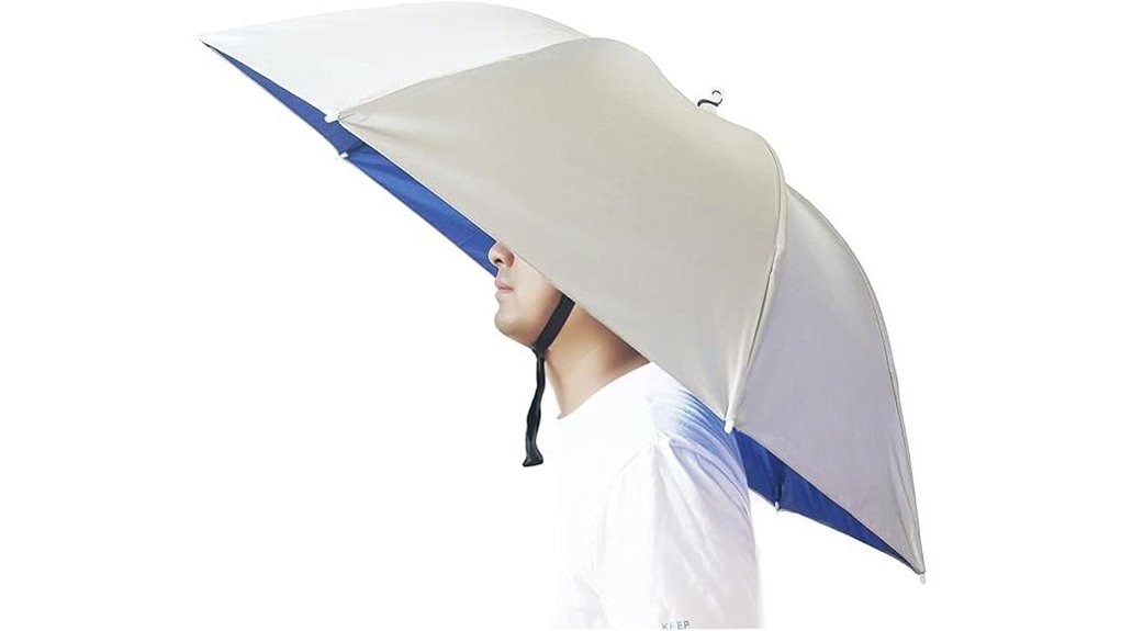 37 inch hands free umbrella hat