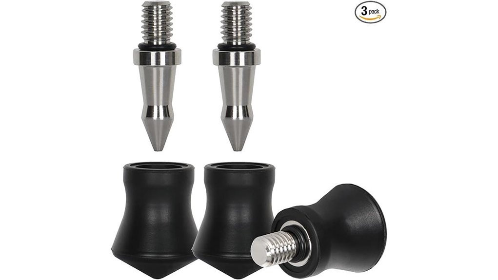 3 8 inch threaded tripod feet