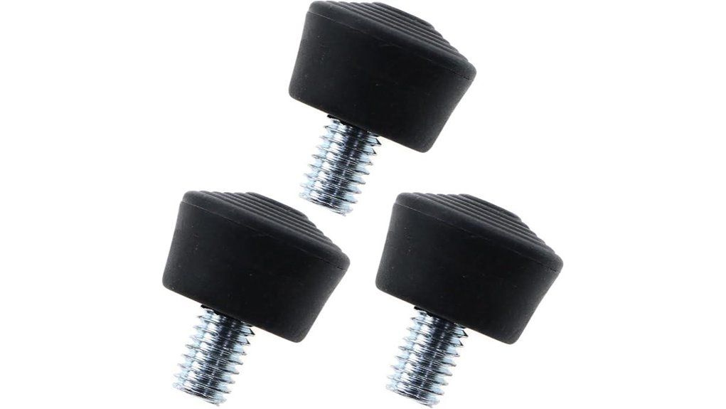 3 8 inch tripod rubber spikes