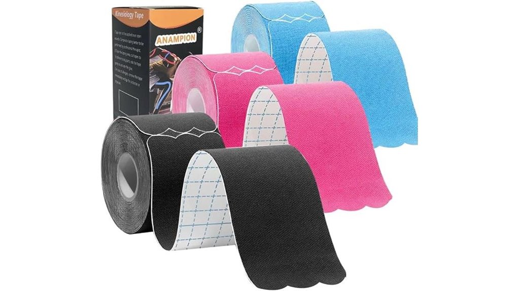 3 roll 60 strip kinesiology tape