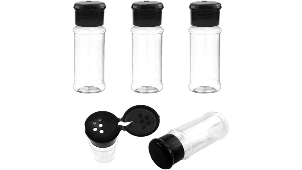 3oz plastic spice jars