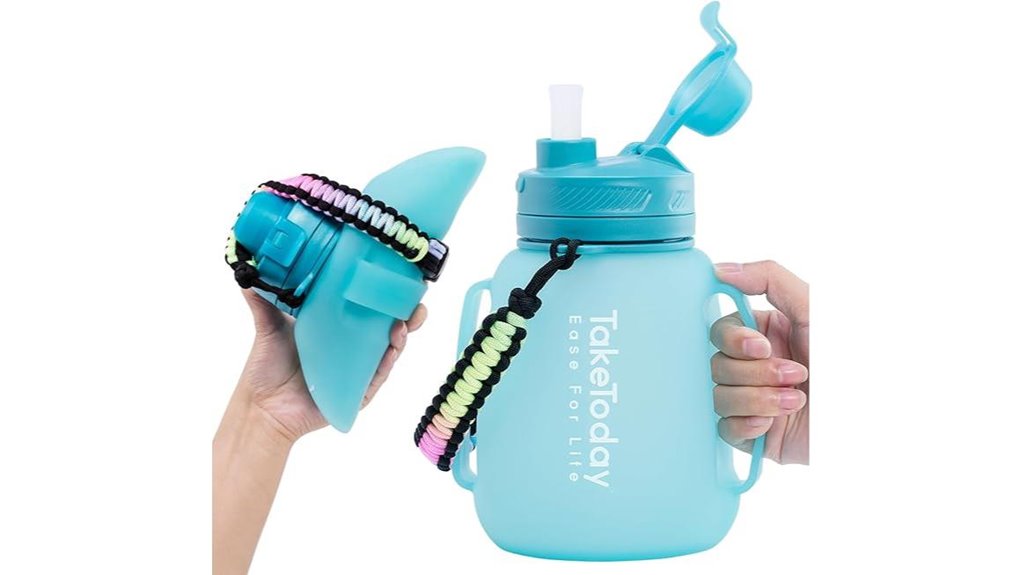 40oz collapsible silicone bottle