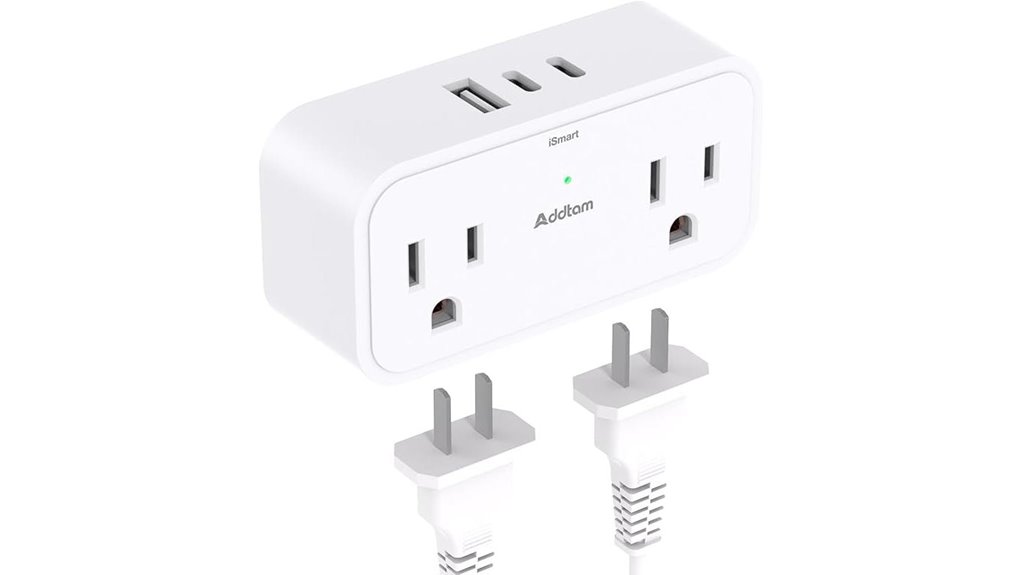 4 outlet surge protector usb c