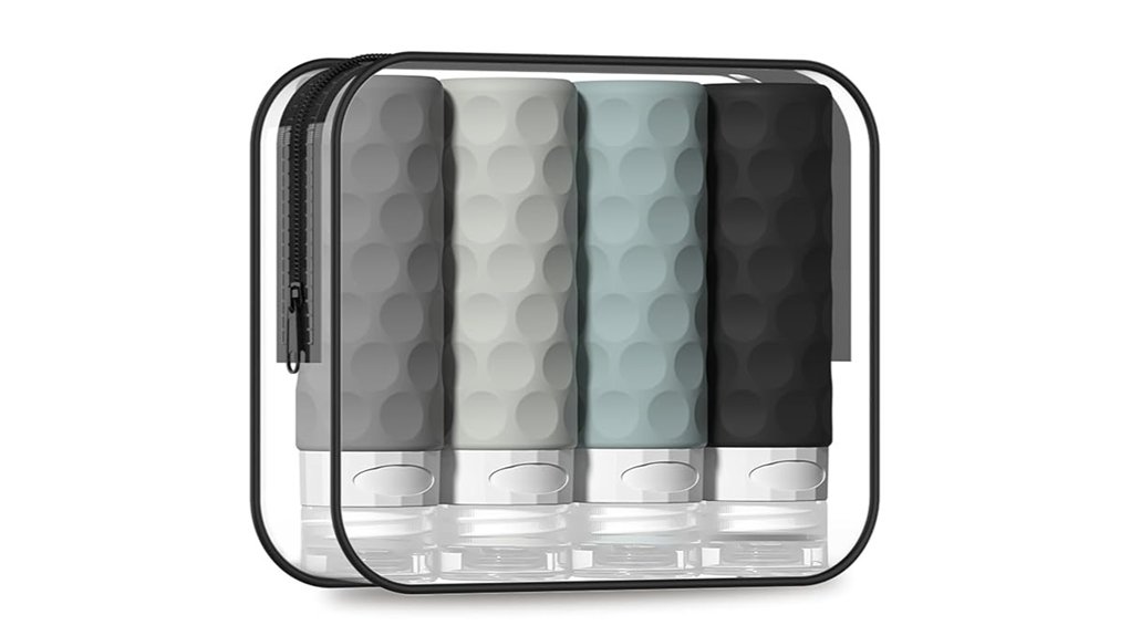 4 pack 3oz silicone kit