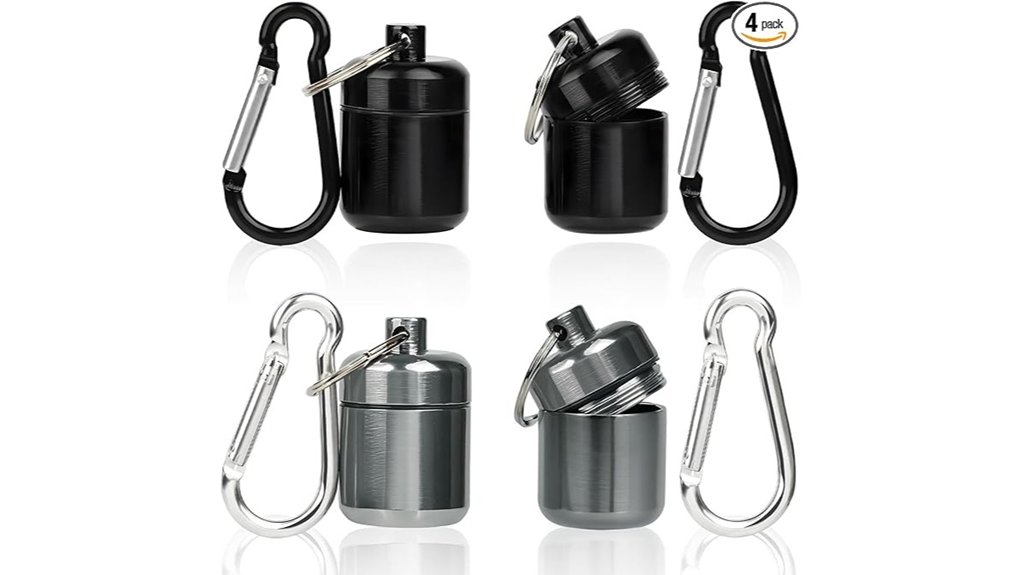 4 pack waterproof earplug keychain