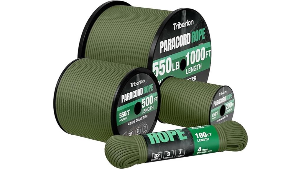 550lb 50ft 4mm paracord