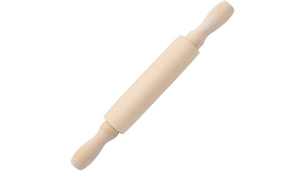 6 inch wooden mini rolling pin