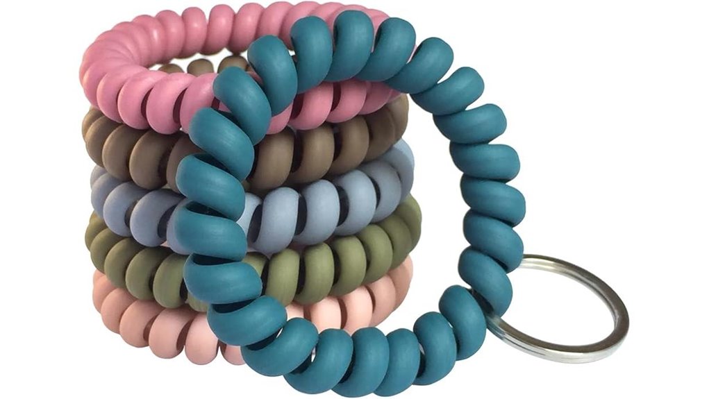 6 pack waterproof retractable wristlets