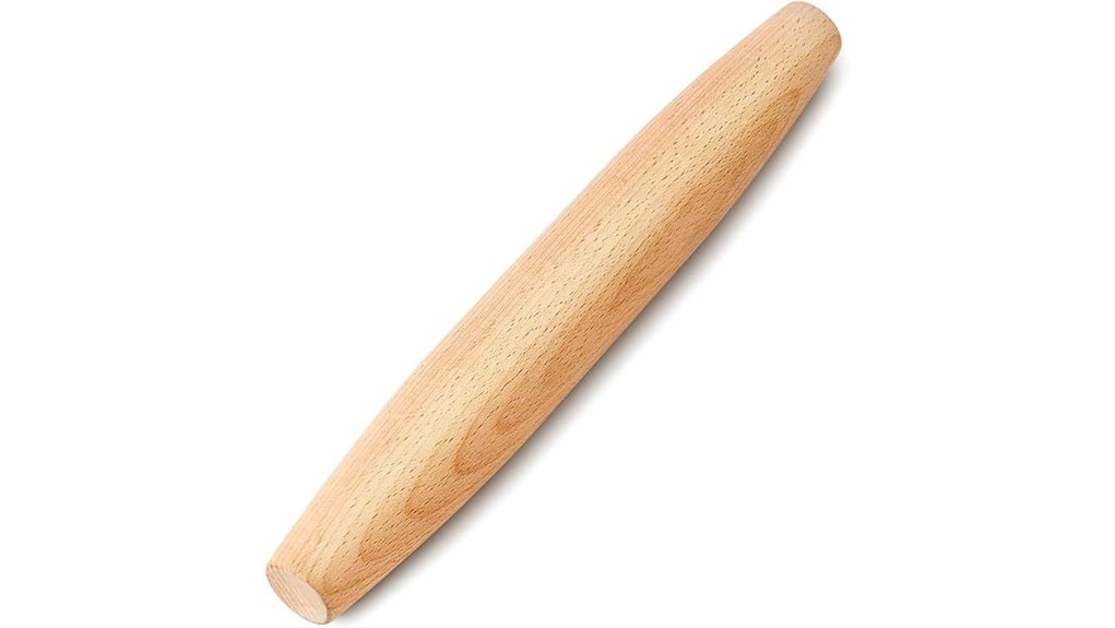 7 9 inch beech tapered rolling pin