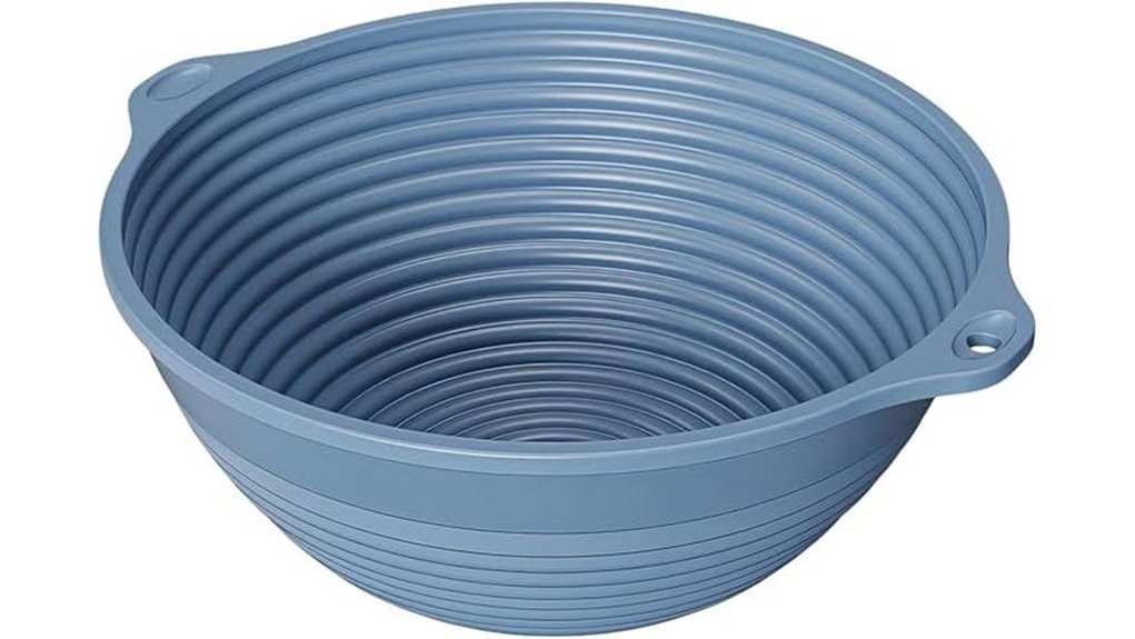8 9 inch collapsible silicone bowl