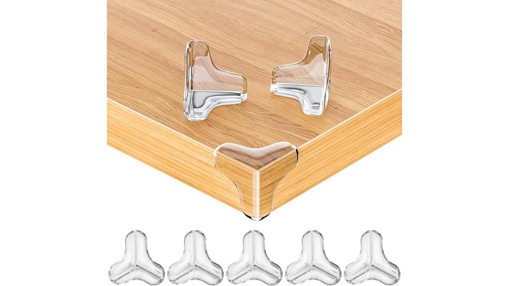 8 pack clear corner protectors