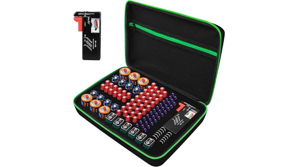 aa 9v organizer tester