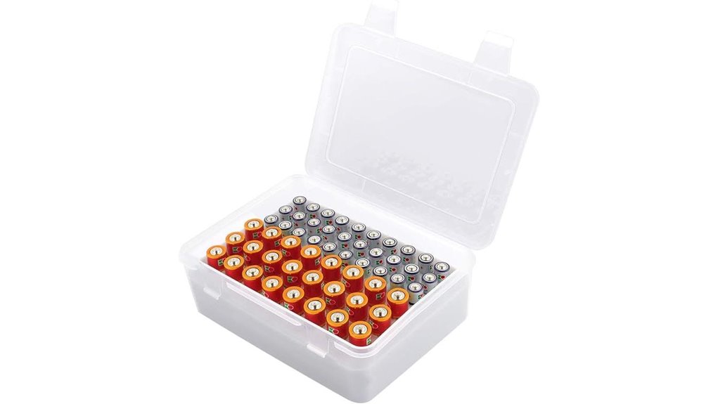 aa aaa battery organizer