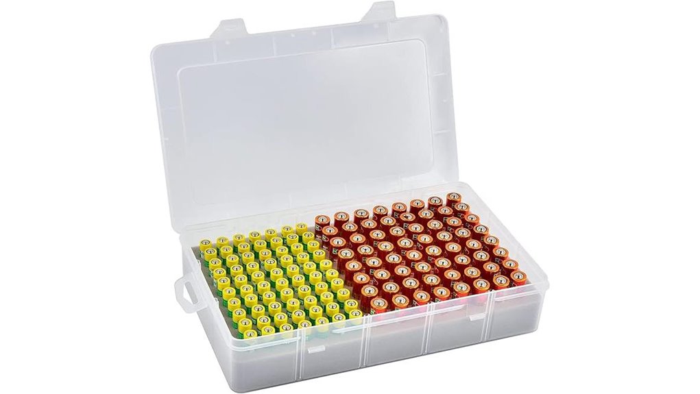 aa and aaa battery organizer