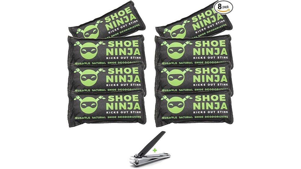 activated charcoal shoe deodorizer inserts