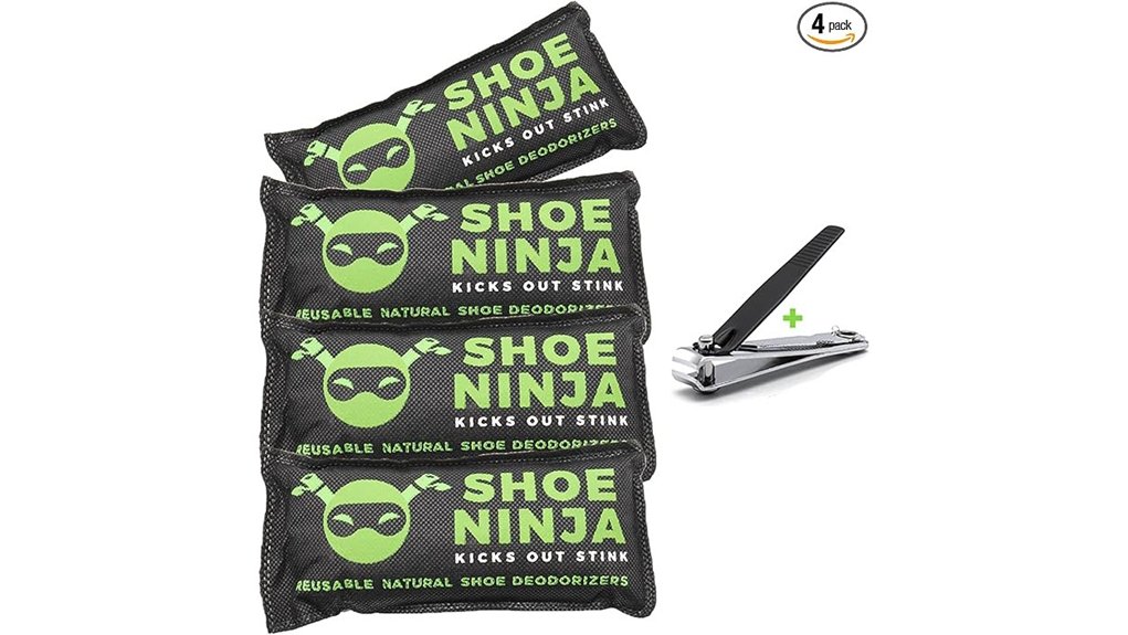 activated charcoal shoe deodorizer inserts