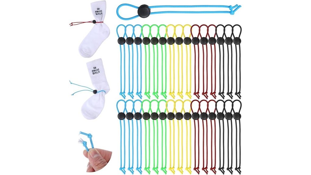 adjustable 30 pack sock clips
