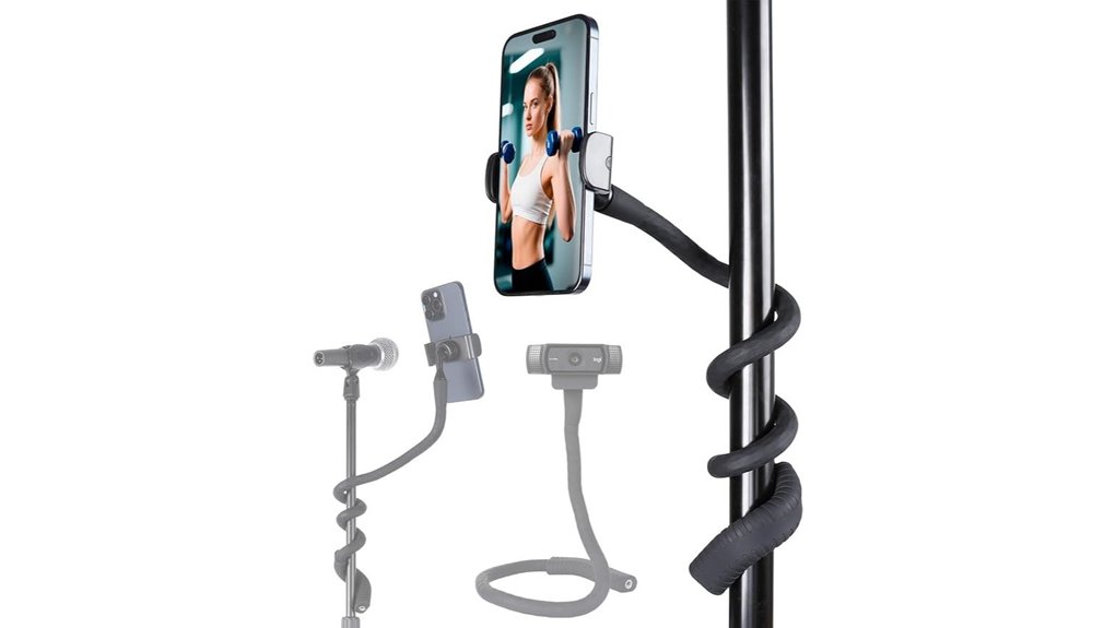 adjustable 60cm gooseneck phone holder