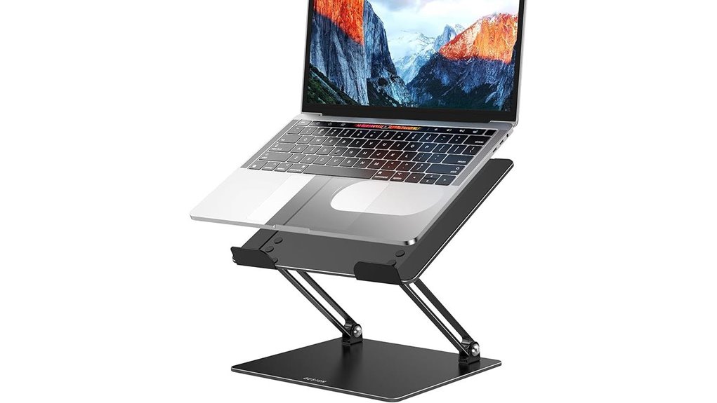 adjustable aluminum laptop stand