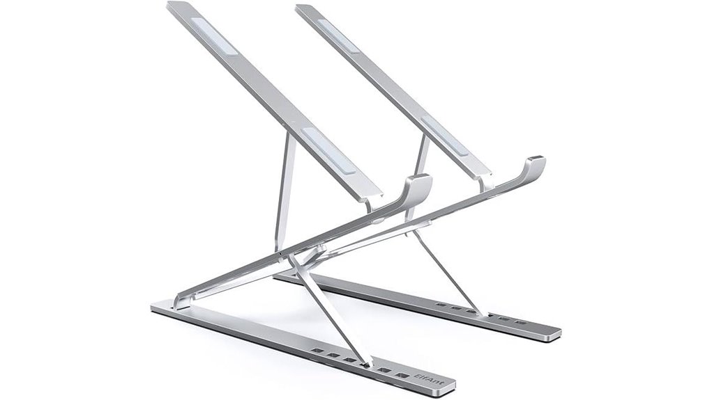 adjustable aluminum portable laptop stand