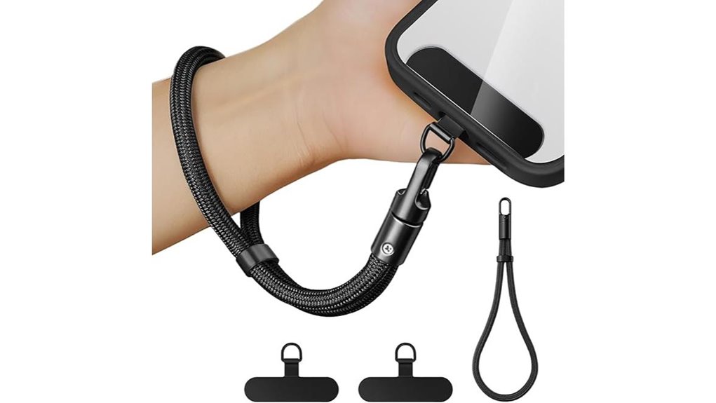 adjustable anti theft phone wriststrap