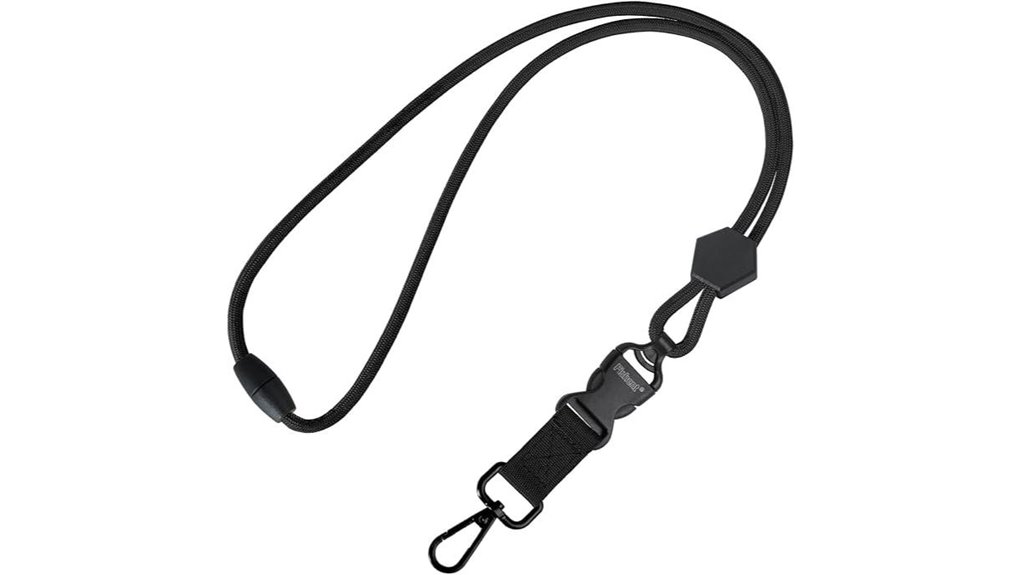 adjustable breakaway lanyard with buckle